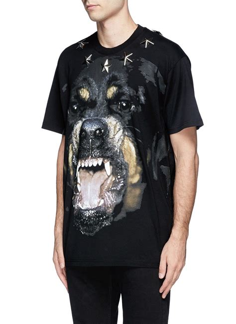 givenchy rottweiler t shirt stars|givenchy rottweiler shirt price.